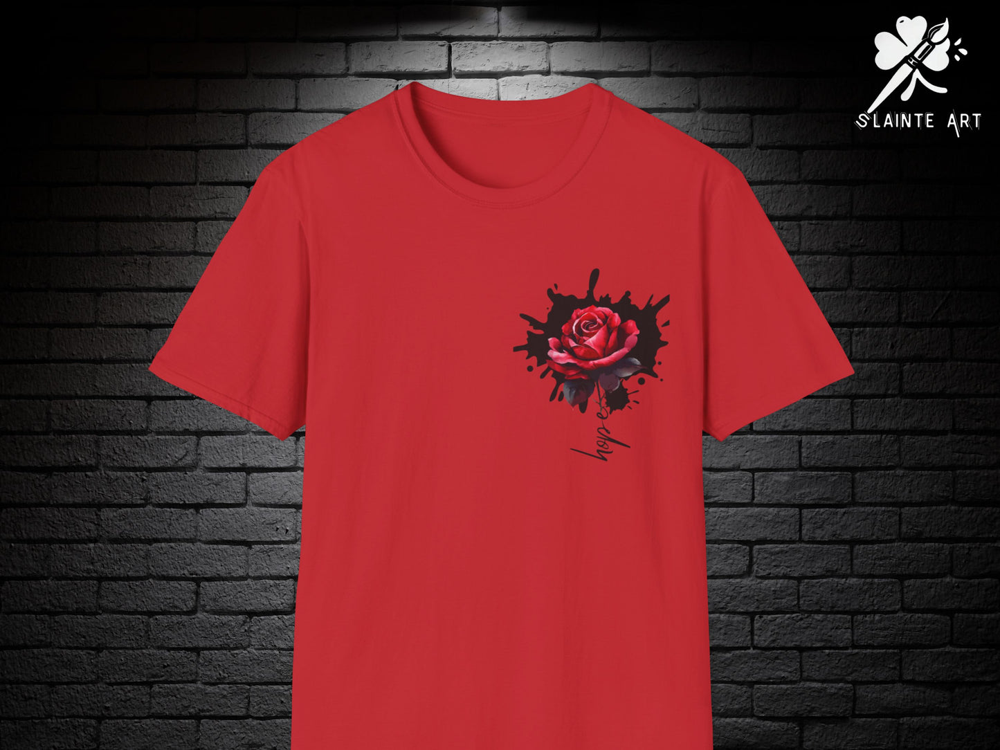 Bold Red Rose T-Shirt