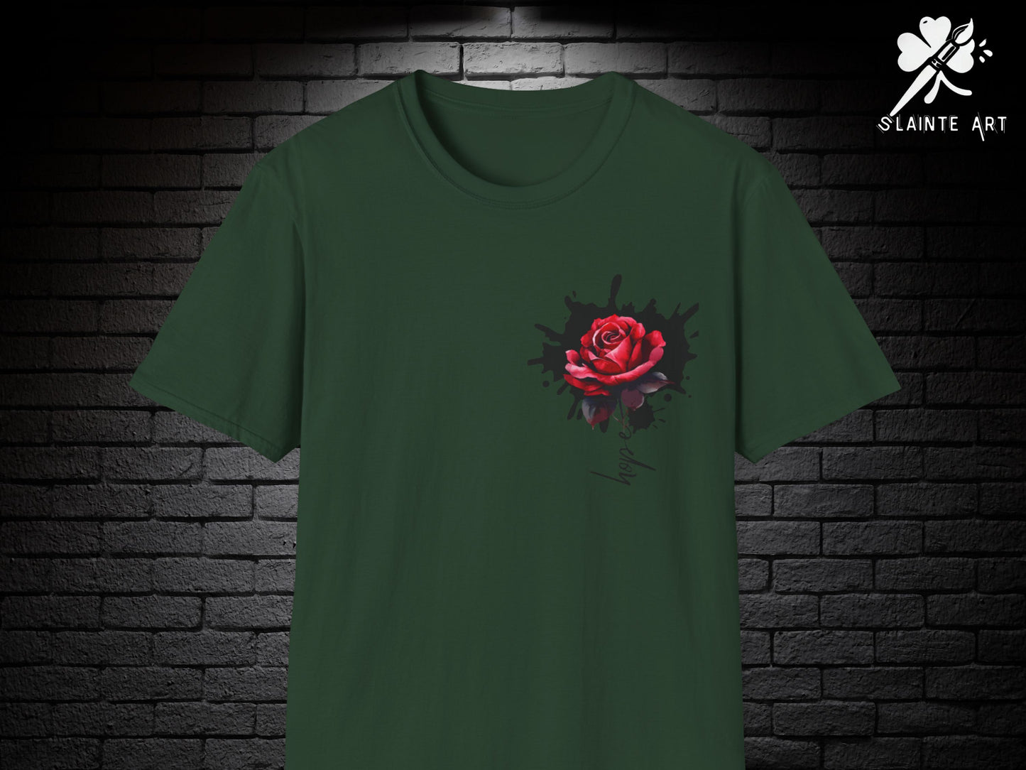 Bold Red Rose T-Shirt