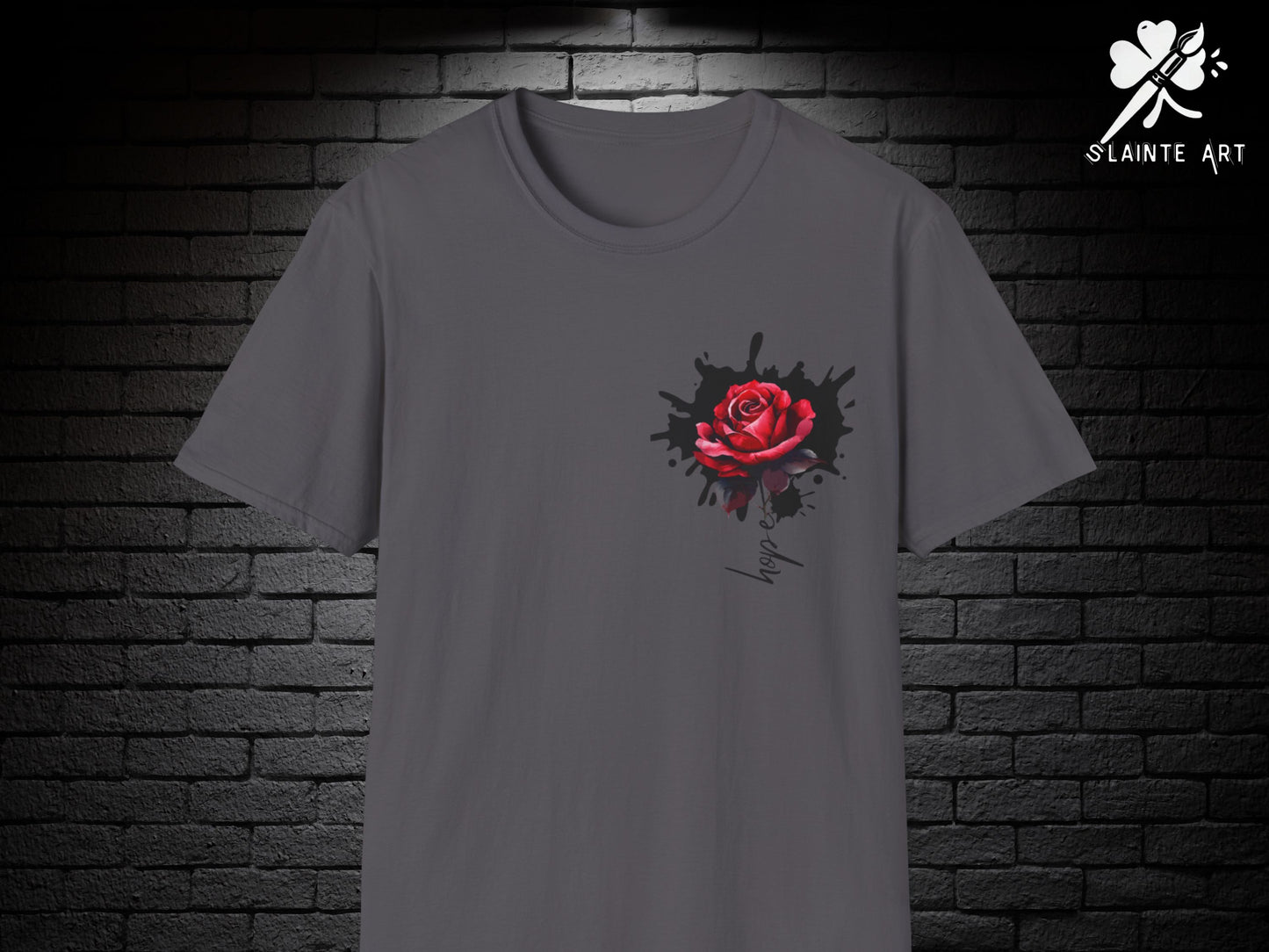 Bold Red Rose T-Shirt